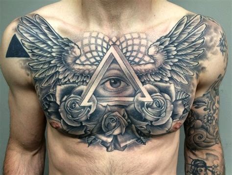 tatuajes para pecho|95 Ideas de tatuajes para el pecho